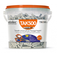 Etelec Nylon-Stecker-Kit mit Schrauben 500pcs + kostenlos Geschenk TAK500