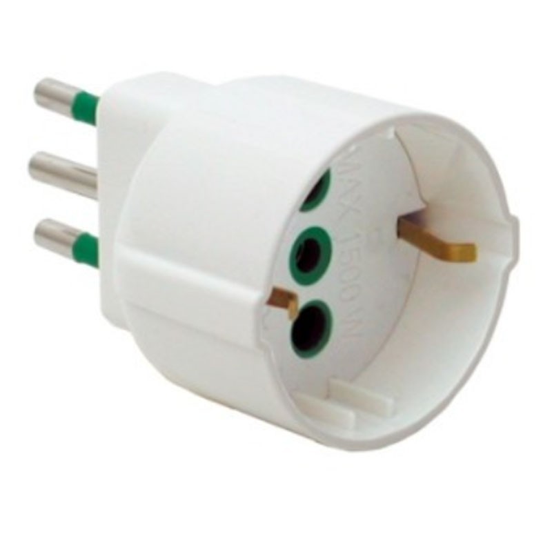 Fanton Adapter für 16A+T Stecker und Schuko Steckdose 82130