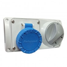 Palazzoli CEE-Industriesteckdose mit Verriegelung 2P+E 16A 230V IP55