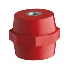 Vemer Gewinde-Isolator aus Messing H35 M6 Farbe Rot SA524600