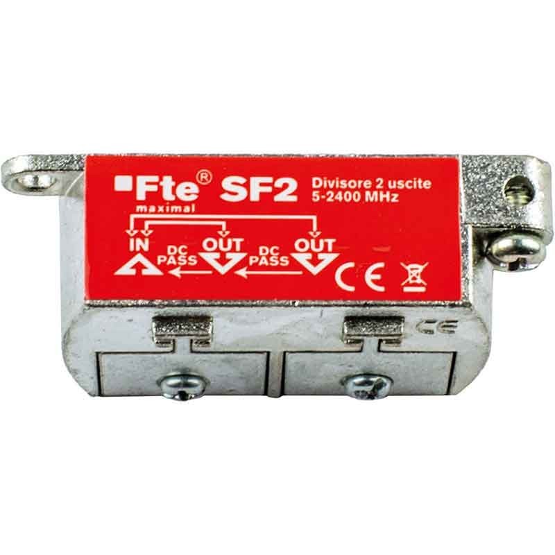 FTE Induktiver terrestrischer und satelliten TV- Splitter 2 Ausgänge 4db