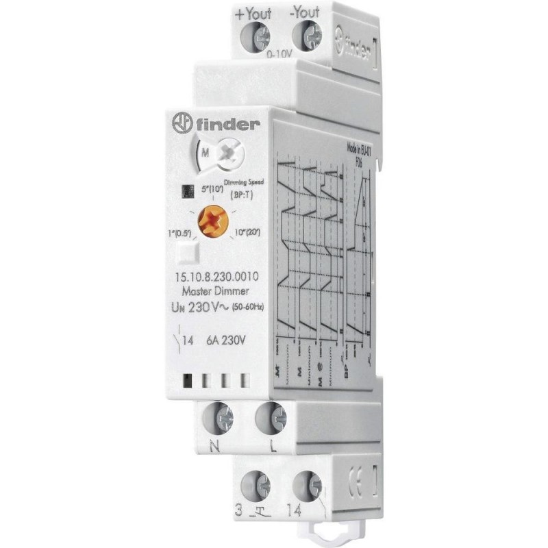 Finder elektronischer Dimmer Master DIN Steckdose 230V 15.10.8.230