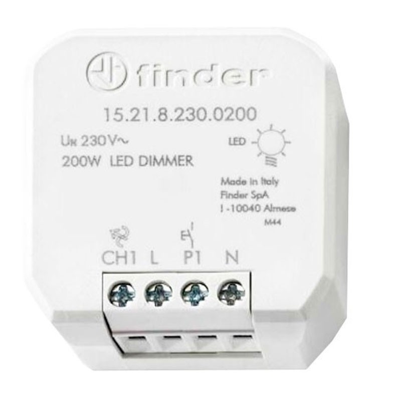 Finder elektronischer Einbaudimmer für LED 200W 152182300200