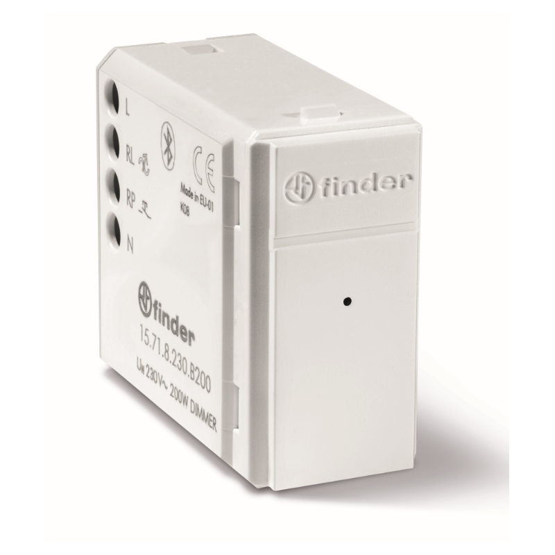 Dimmer Unterputz-Finder YESLY 200W Bluetooth Weiß 15718230B200