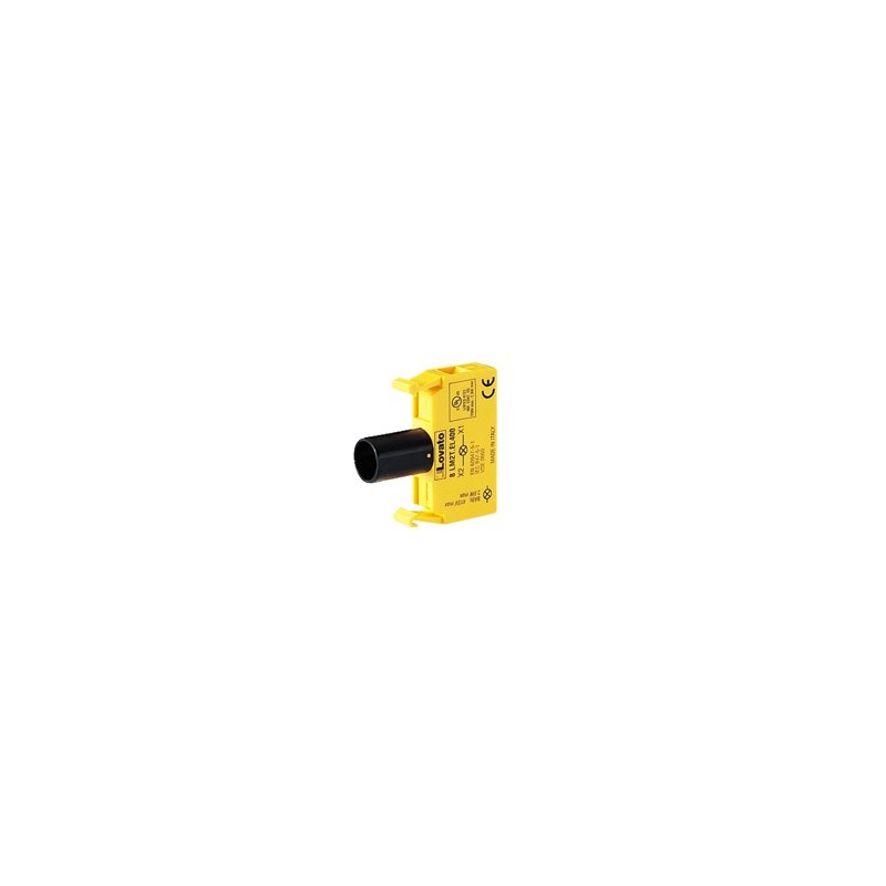 Lovato Lampenfassung ohne Sockel Serie 8LM 22mm gelb 8LM2TEL400