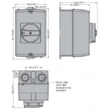 Lovato Wand-Drehtrennschalter 3X16A IP65 GAZ016