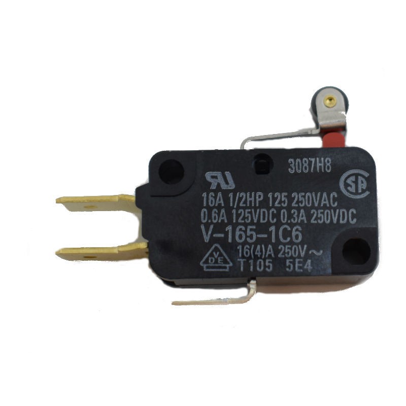 Schalter endschalter Omron Micro 16A mit hebel und rädchen V1651C6R-1480430