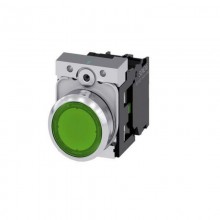 Siemens leuchtend grün flach 22mm LED 24V Taster 3SU11520AB401BA0