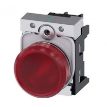 Siemens rote LED-Blinkleuchte 230V 22mm 3SU11566AAA0