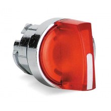 Telemecanique leuchtender Wahlschalter Kopf Rot LED 2 Positionen ZB4BK1243