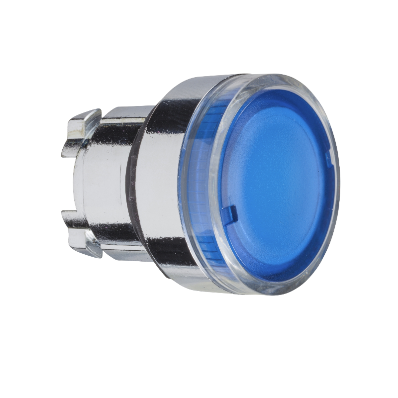 Telemecanique blauer LED-Tastenkopf BA9S ZB4BW36