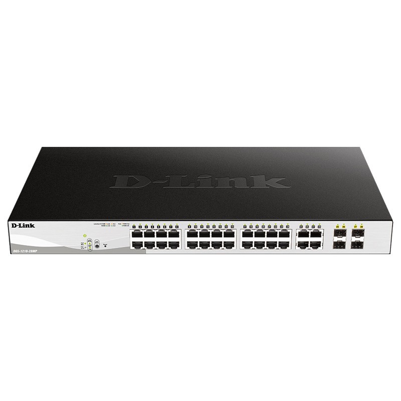 Switch D-link 24-port POE + 4-port combo Gigabit GbE/SFP-DGS-1210-28MP