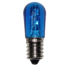 Wimex Glühbirne mit 3 LEDs 0,24W E14 14V Blau 4500934