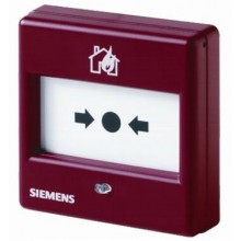 Siemens konventioneller Handtaster mit Brandschutzschieber FDM1101A-RG