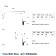 Montagehilfe WIZ100 Mini Split Smart Brackets für Klimaanlagen