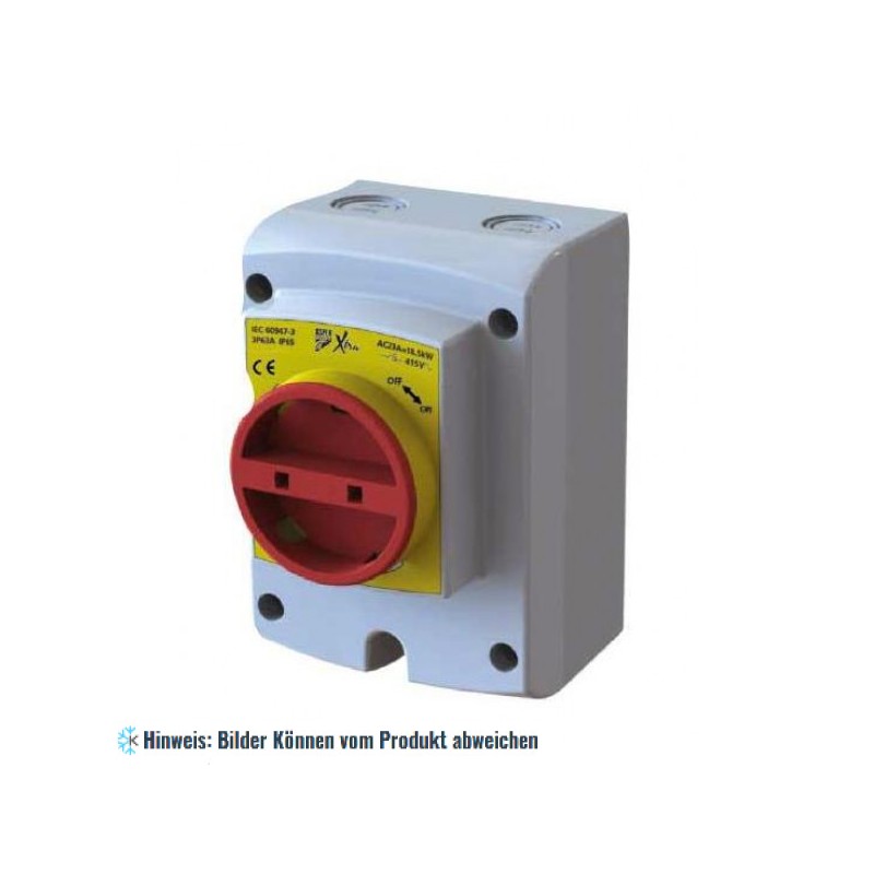 Reparaturschalter für Klimaanlagen 4-polig - 20A - 105x113x150 mm
