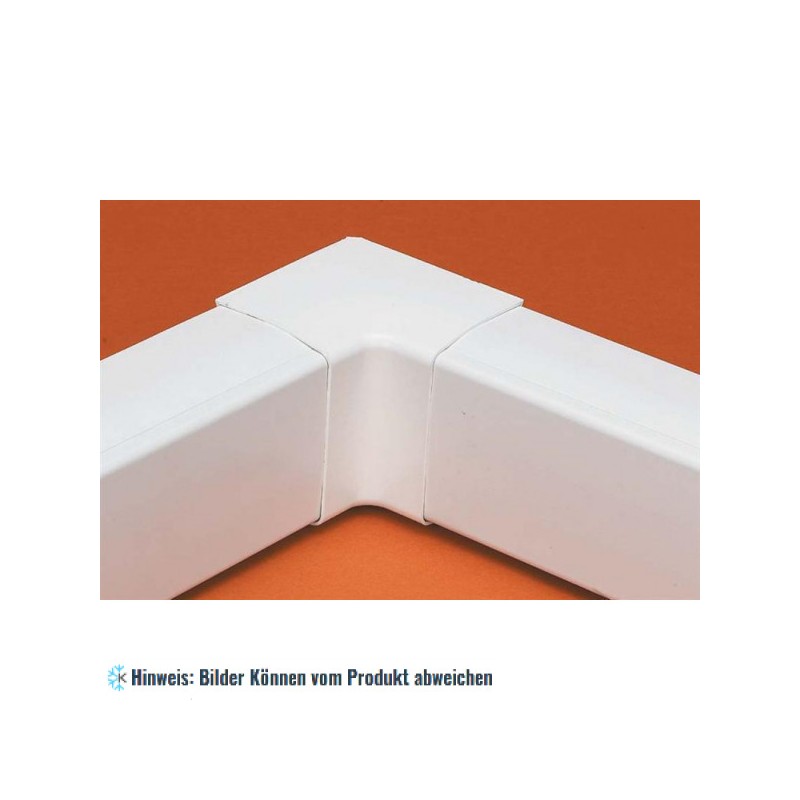 Optimal-Duct OD-80 Innenecke 90° - RAL9003 2 Stk.