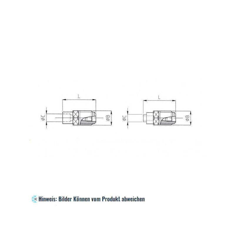 Füllstutzen 1/4"C x 6,2-8-10 mm WIGAM 4BA