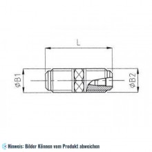 Füllstutzen 1/4"SAE x 1/4"C WIGAM 3BA