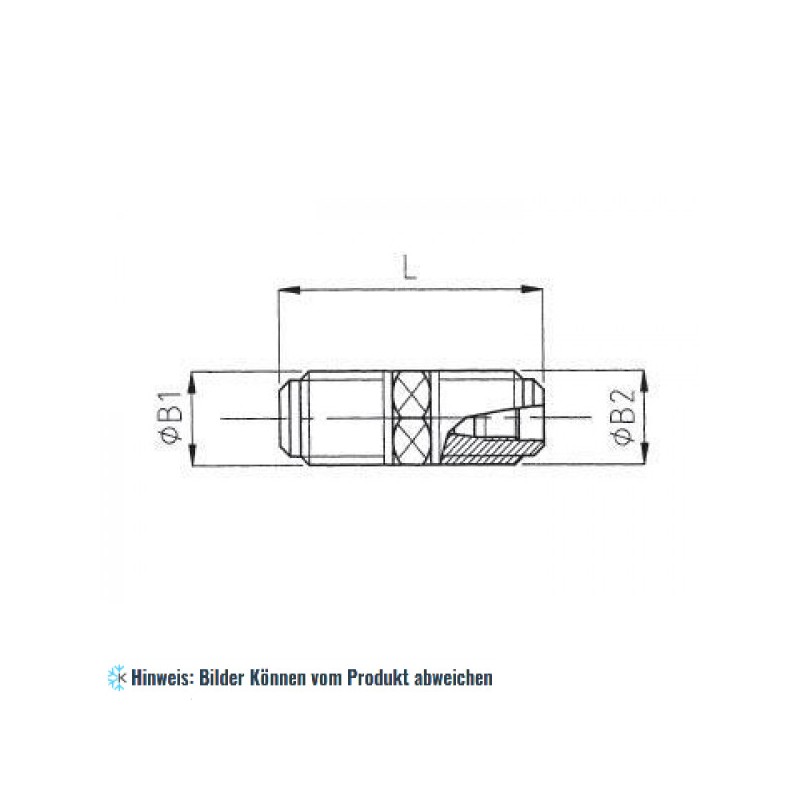 Füllstutzen 1/4"SAE x 1/4"C WIGAM 3BA