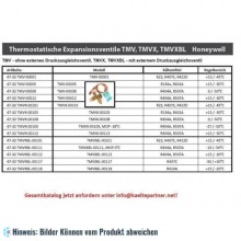 Thermostatisches Expansionsventil Honeywell, TMVX-00108, R404A, R507A, ohne Düse