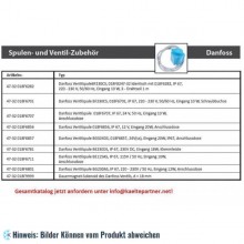 Spule Danfoss EVR, für Magnetventile 220 - 230V, 50Hz, 10 W, IP 67