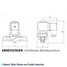 Magnetventil Sanhua NC, Löt 12 mm, kv 0.80, MDF-A03-6H007, ohne Spule