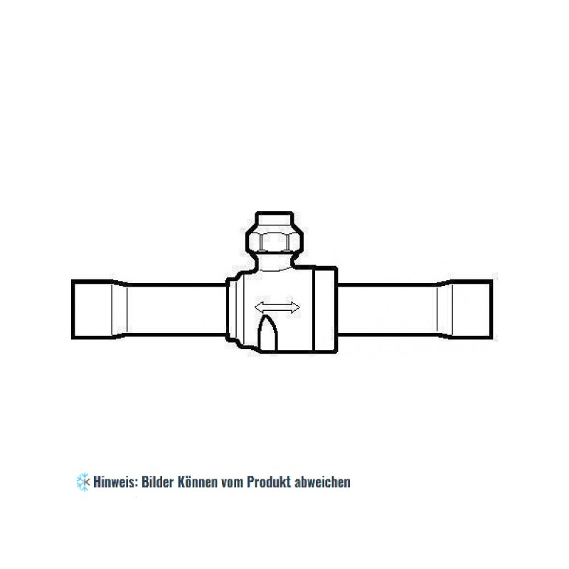 Kugelventil Danfoss GBC 54s, 2.1/8" (54 mm) ODF Lötanschlüsse