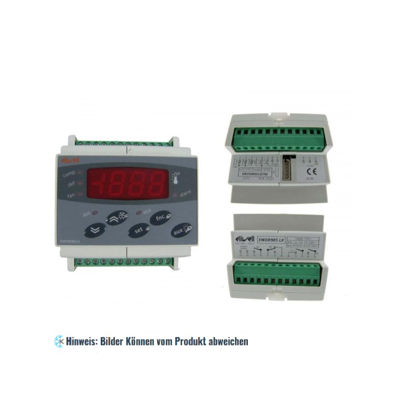 Kühlstellenregler ELIWELL EWDR 985LX, 230V, DIN-Schiene