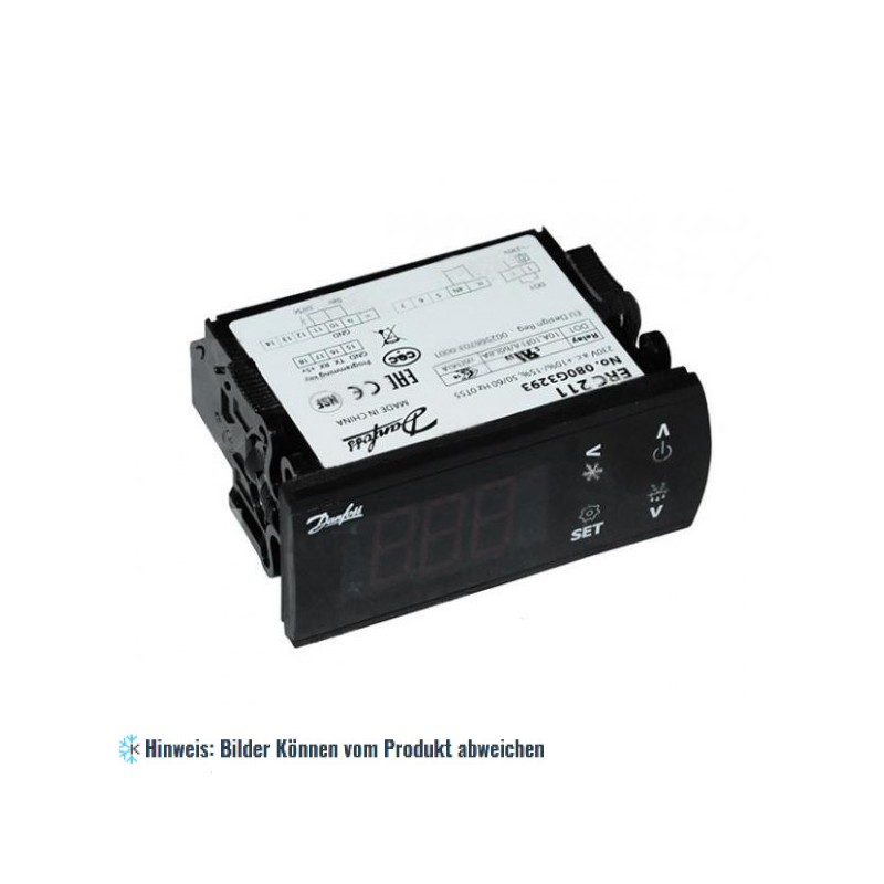 Kühlstellenregler Danfoss ERC211, 080G3263, 230V, 50/60 Hz baugleiches Substitut zu EKC 102A