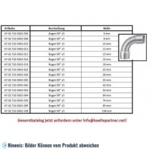 Kupferbogen (Winkel) 90° i/i 108 mm, 5002A
