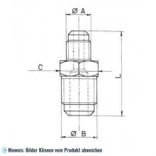 Reduziernippel 5/8"SAE x 3/4"SAE WIGAM UR2-1210