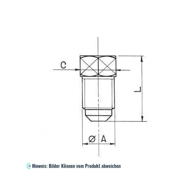 Verschlusstopfen 5/16"SAE x 15 WIGAM P2-5