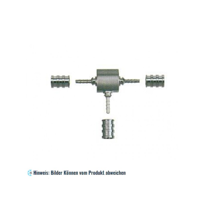 T-Stück Set Fittinge mit 3 Anschlüssen für Kapillarschläuche 10 Stück WIGAM WCG210T-TO