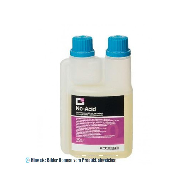 No-Acid Säureneutralizator 100 ml Dosierflasche Kunststoff-Beutel für Kälte- und Klimaanlagen