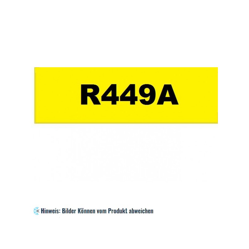 Aufkleber für Kältemittel R449A