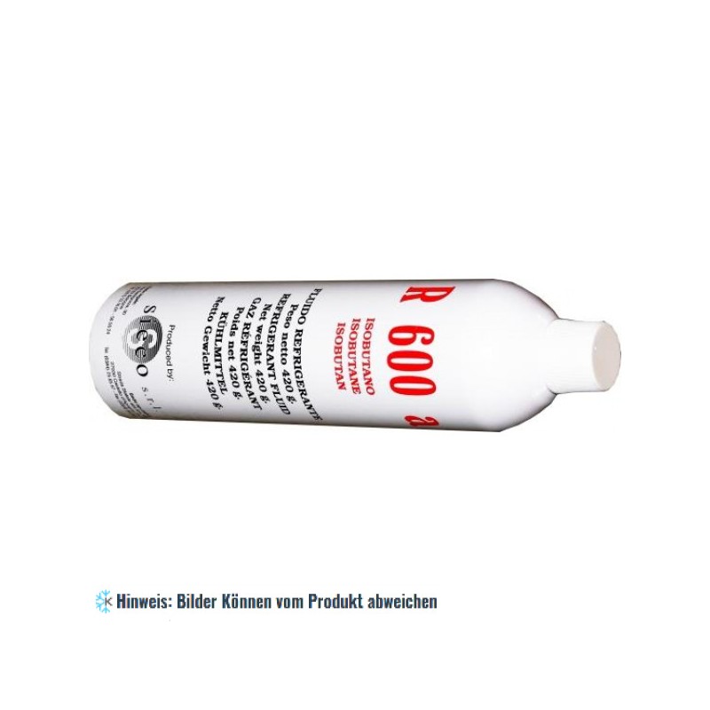 Kältemittel Isobutan R-600a, Mehrwegflasche - 0,42 kg