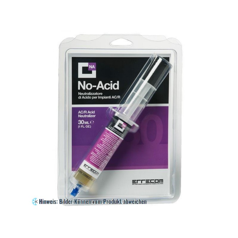 No-Acid Säureneutralizator Kartusche mit Flex Adapter 1/4" & 5/16" - 2 x 30 ml für Kälte- und Klimaanlagen