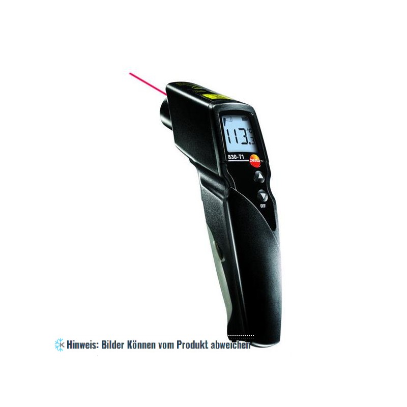 testo 830-T1, Infrarot-Thermometer, 1-Punkt-Laser-Messfleckmarkierung