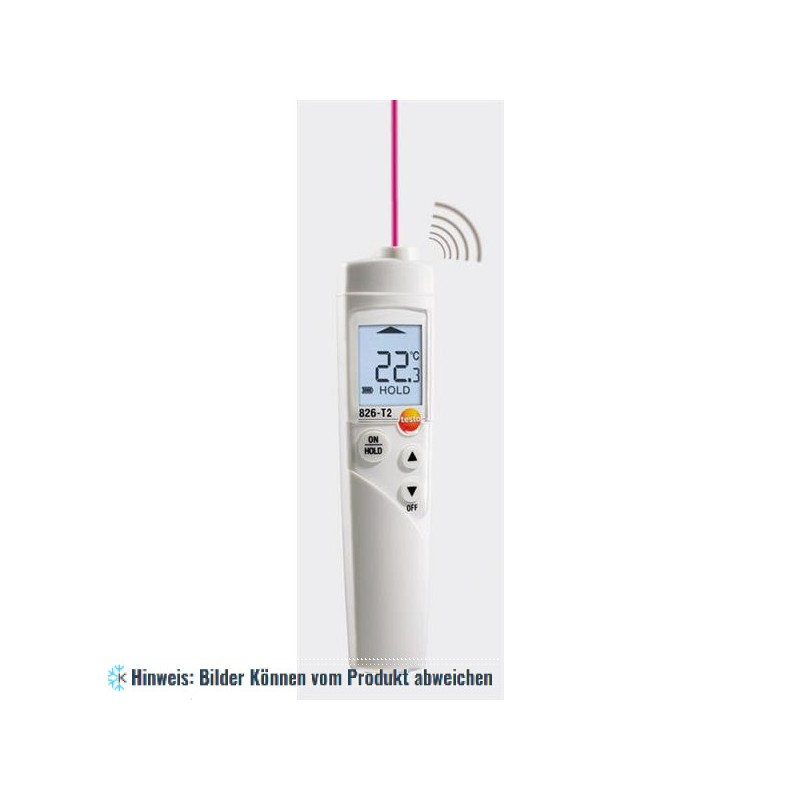 testo 826-T2, Infrarot-Thermometer mit Laser-Messfleckmarkierung