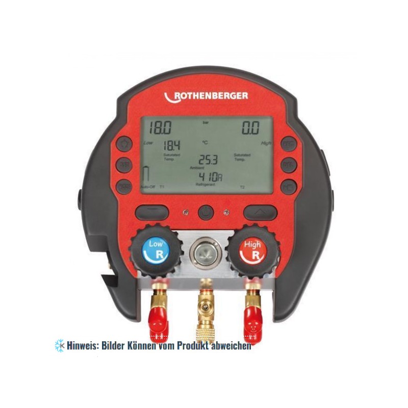 Digitale Monteurhilfe ROCOOL 600 im Blister mit 1 Temperaturklemme, Rothenberger 1000000569