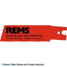 REMS UNIVERSALSÄGEBLATT 100-1,8/2,5, 5ER-PACK für alle Sägearbeiten