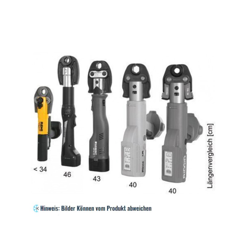 REMS Radialpresse PRESSZANGEN MINI SET BMP 1/4 - 1 1/8" L-BOXX