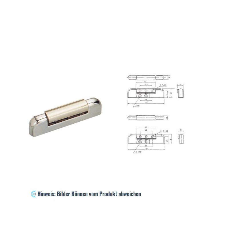 Scharnier für Kühlraumtür, metall, universell