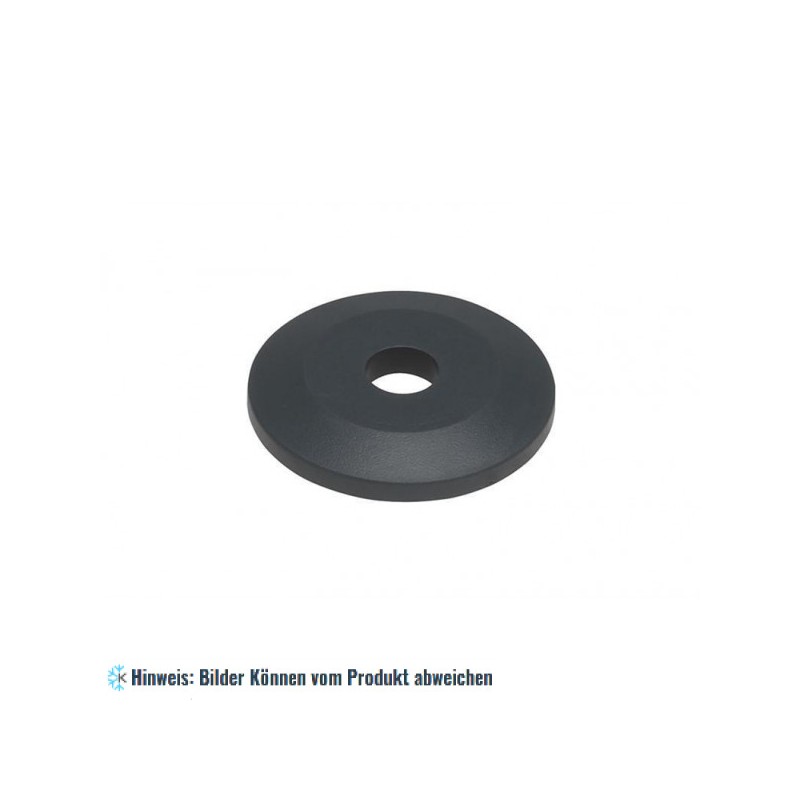 Graue runde Stoßstange - D 25 mm