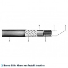 Selbstregelnder Heizband Doppel-Isoliermantel 12 Watt/m 1m