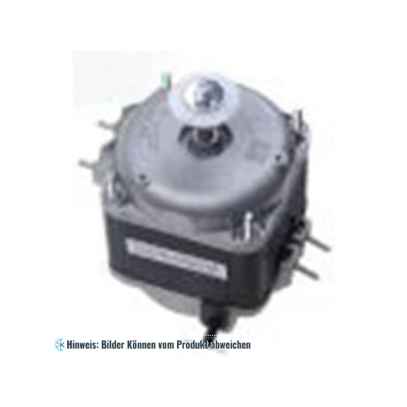 Lüftermotor ELCO VNT10-20/028, 10W, 1300/1500 U/Min, 230V 50/60Hz, Kabel 500 mm, Gleitlager, 5 Befestigungsoptionen