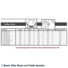 Lüftergitter (300-290-262) für Lüfterflügel Durchmesser 254 mm