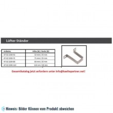 Halterung 110 mm - 40 mm