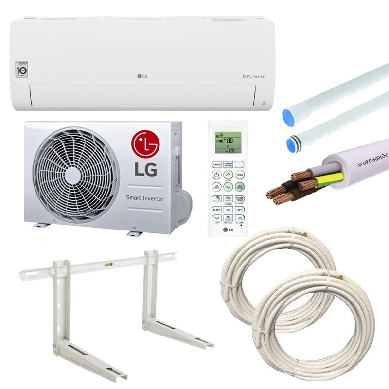 LG Klimaanlage LIBERO SMART 3,5 kW 12000BTU WLAN R32 A++/A+ mit Montage-KIT